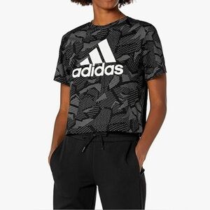 Adidas Cropped Graphic Tee